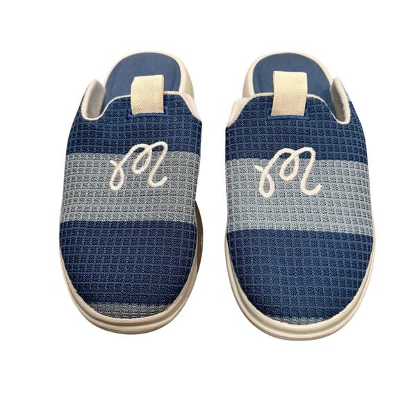 Malbon x Lusso Navy Blue Slippers Size 9
